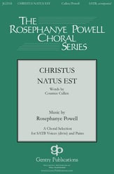 Christus Natus Est SATB choral sheet music cover